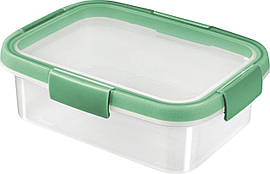 Контейнер для їжі харчовий пластиковий із кришкою Curver Smart Fresh 1 л, м'ятний (00935)