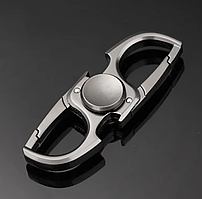 Металевий спіннер 3в1 антистрес, відкривання та карабін, універсальна іграшка для зняття стресу DA70-1