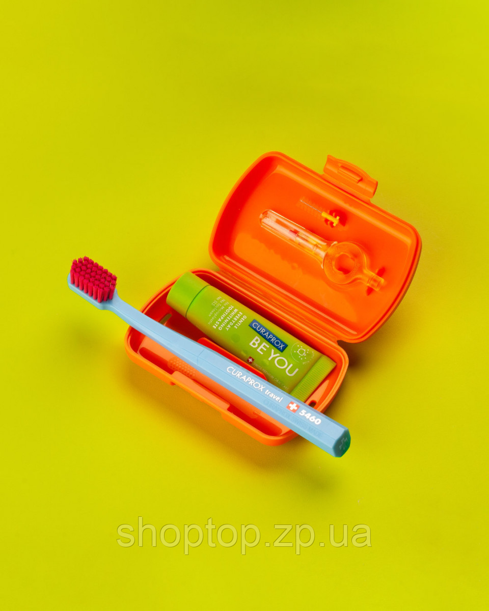 ДОРОЖНІЙ НАБІР Curaprox 'BE YOU' ORANGE (ПОМАРАНЧЕВИЙ)