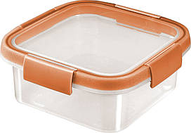 Контейнер для їжі харчовий пластиковий з кришкою Curver Smart Fresh 900 мл, помаранчевий (00937)