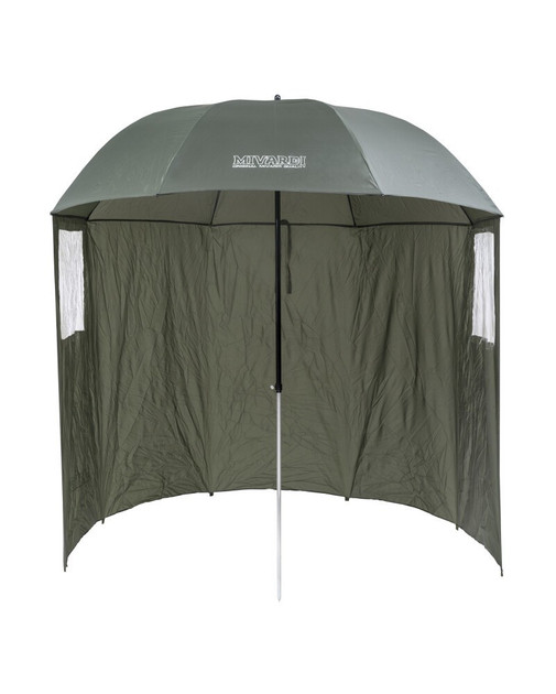 Складана коропова парасоля + бічна шторка Mivardi Umbrella Easy Nylon + side cover M-AUSE220