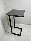 Приліжковий столик на металевому каркасі в асортименті, фото 2