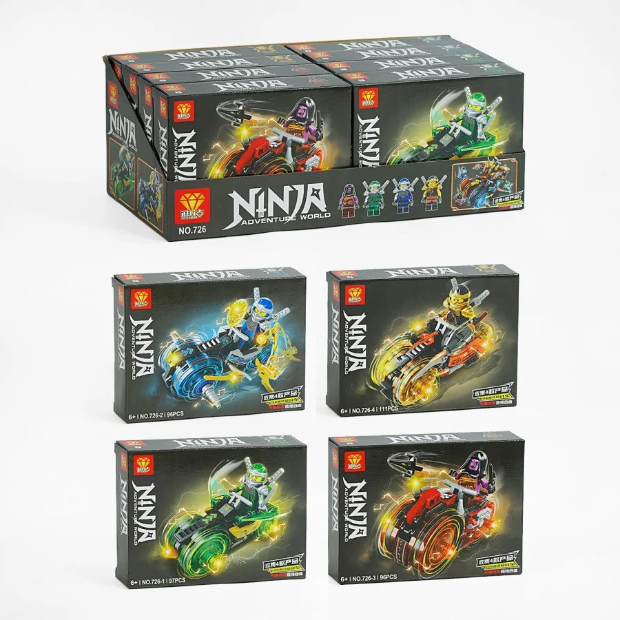 Конструктор Герої Ninja (96-111 дет.) 726