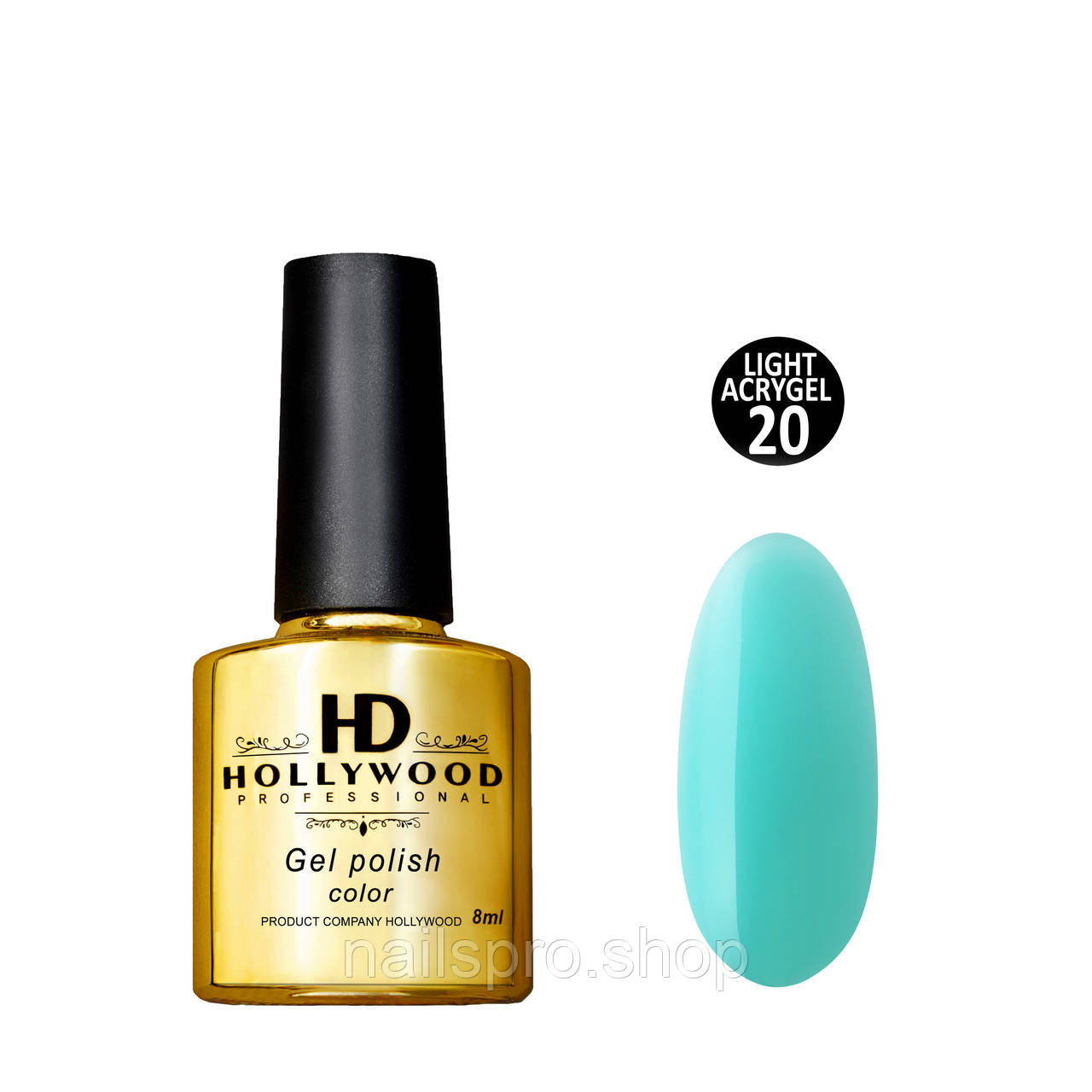 Рідкий Light ACRYGEL № 20 Hd Hollywood, 8 мл, фото 1