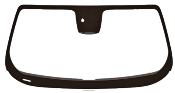 Скло лобове Jeep Renegade 14-19 CROSSOVER SUV/PICK-UP Securit VIN, кріп.дзерк., молд.