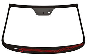 Скло лобове з обігрівом Kia Sorento 10-15 CROSSOVER SUV/PICK-UP Securit VIN, кріп.дзерк.