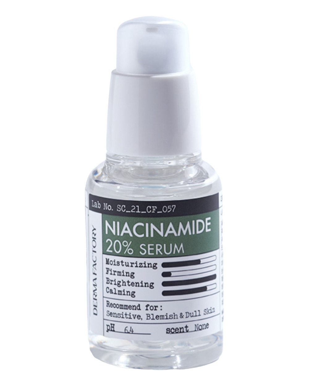 Derma Factory Niacinamide 20% Serum - Сироватка для обличчя з ніацинамідом, 30 мл