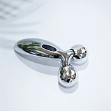 Роликовий 3D масажер для обличчя з кульками XC-206, фото 4