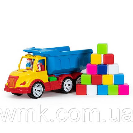 Самоскид Mati з кубиком малим 009 14 Бамсик дитяча іграшка, фото 1