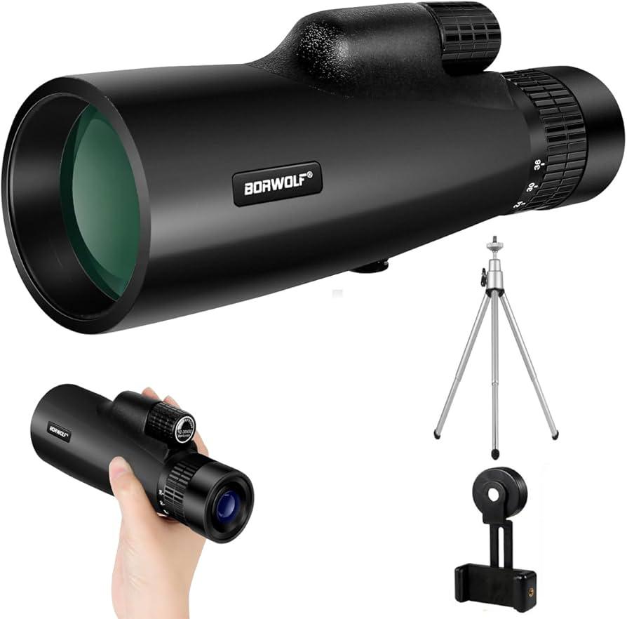 Телескоп Borwolf 12-36X50 BAK4 Оптична лінза з призмою