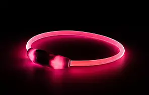 Happet нашийник (USB) світловий для собак 70 см (червоний)