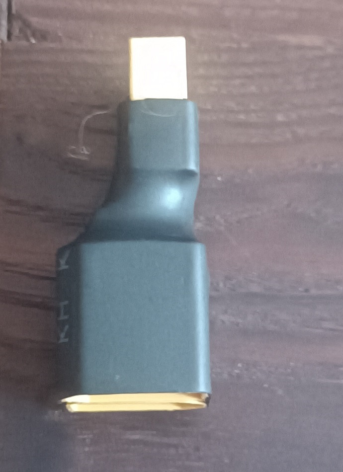 Роз'єм адаптера Amass XT60 Serial (2M to 1F), фото 1