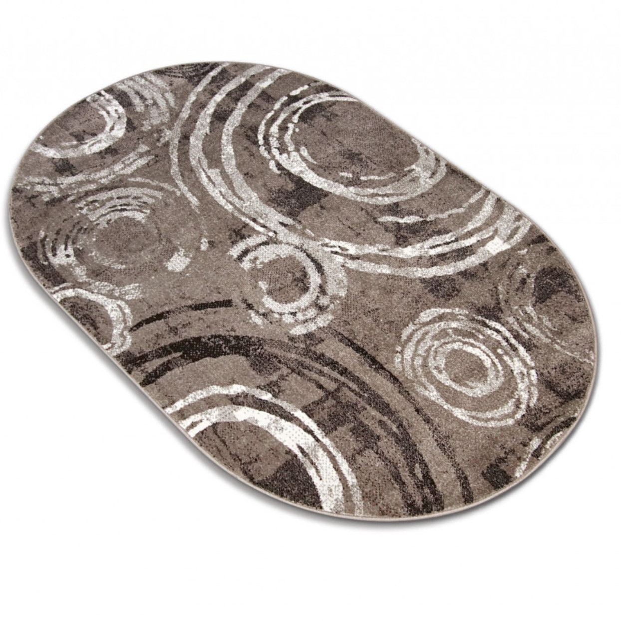 Килим овальний 0.80х1.50 середній ворс на тканій основі Mira 24010/132