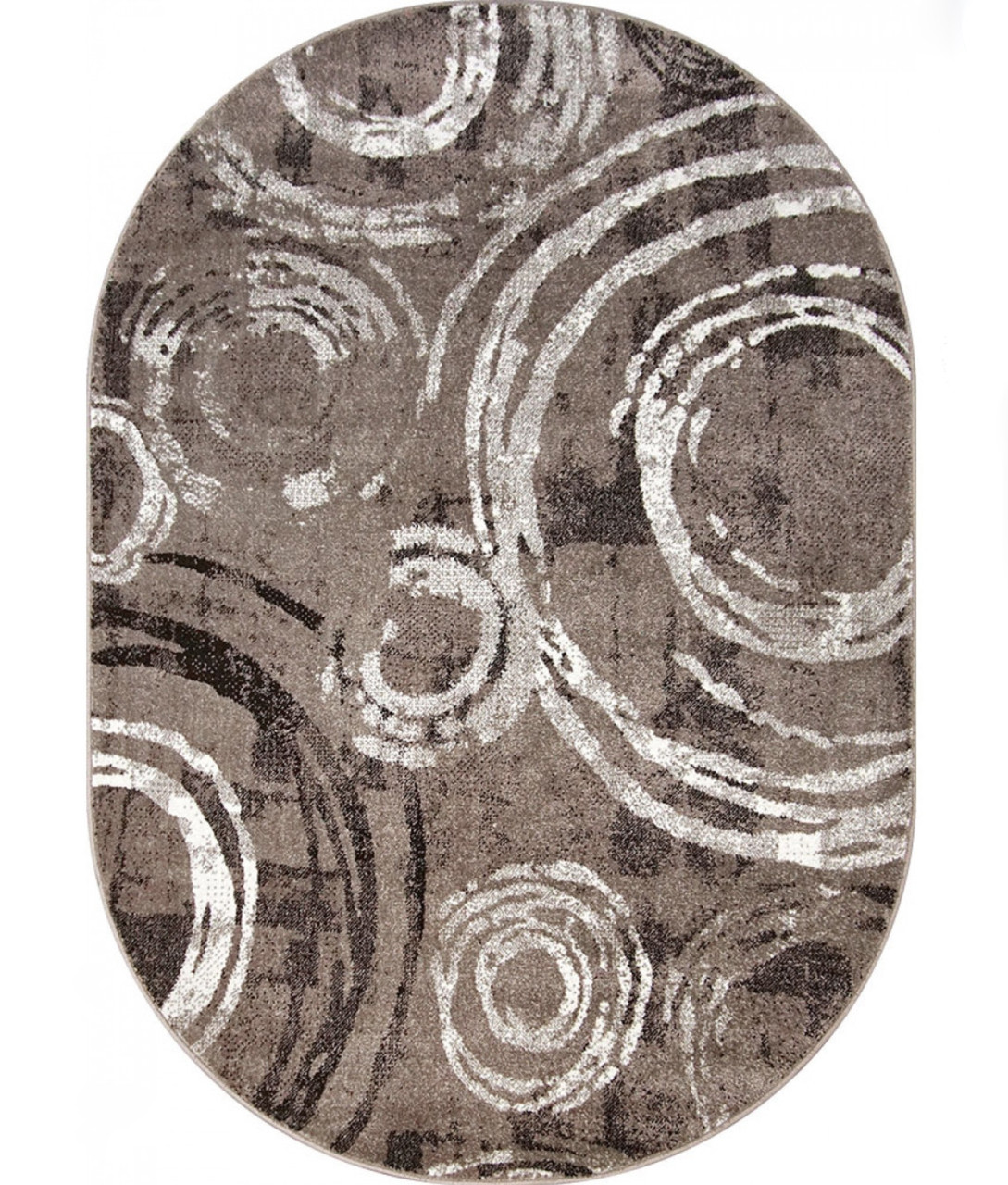 Килим овальний 2.50х3.50 середній ворс на тканій основі Mira 24010/132о