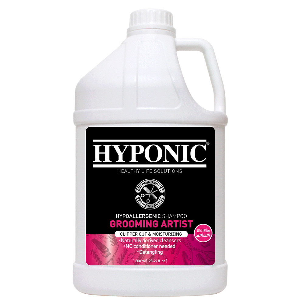 Hyponic Grooming Artist, шампунь - майстер по догляду за волоссям,для машинного зрізання та зволоження, 3,8 л. (4 шт/уп)