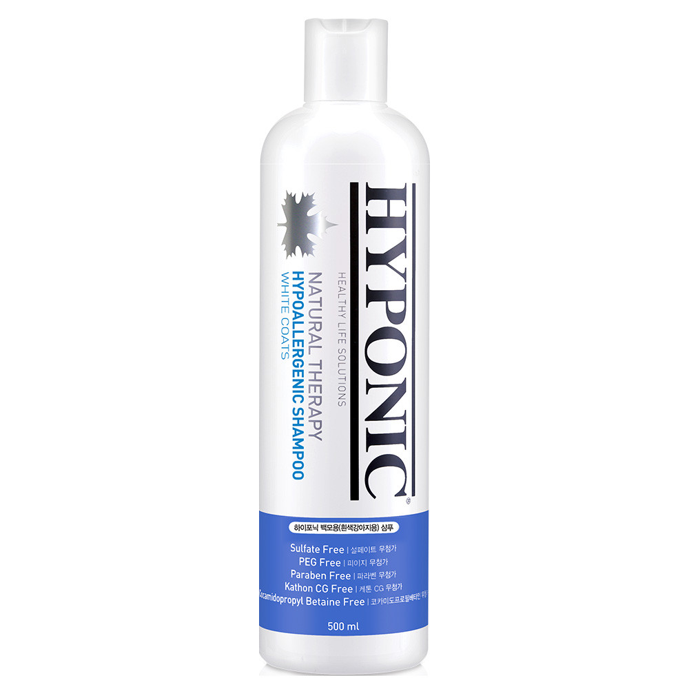 Шампунь для собак гіпоалергенний для білої шерсті Hyponic Hypoallergenic 500 мл