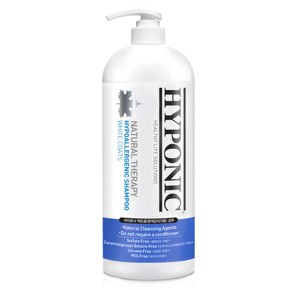 Шампунь для собак гіпоалергенний для білої шерсті Hyponic Hypoallergenic 1.5л