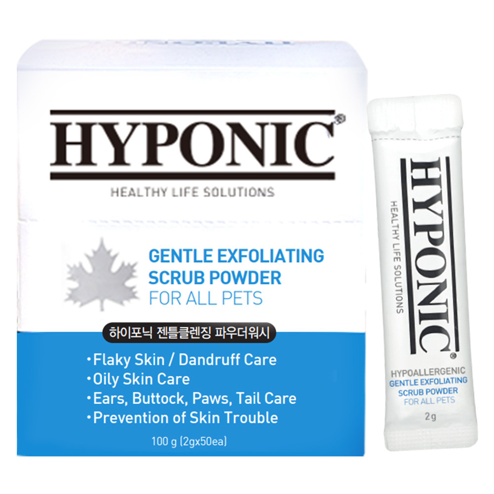 Скраб-порошок для тварин, ніжний відлущуючий Hyponic 100 гр