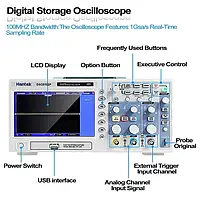 HANTEK DSO5102P Цифровий осцилограф, фото 4