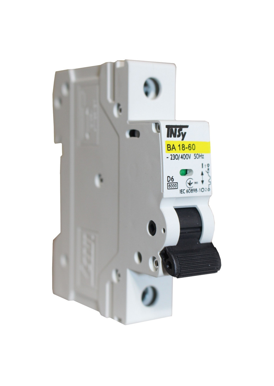 Автоматичний вимикач ВА18-60 1Р 6А 6кА х-ка D Ny95504775
