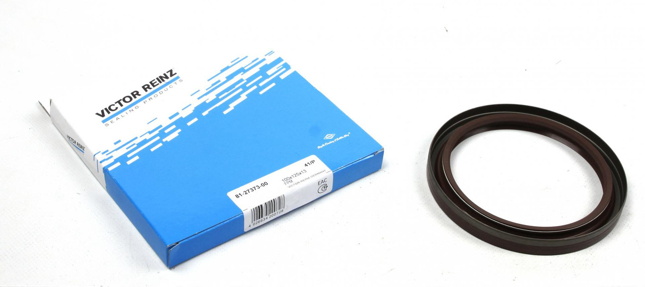 Сальник колінчастого валу задній BMW 5 (E34 E39) 92-03 (100x125x13) M60 M62 M67 M70 M73 S62 S70 (Victor Reinz 81-27373-00)