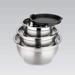 Набір мисок Maestro 3 штуки із кришками 1688м