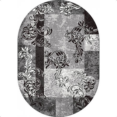 Килим 1.20х1.70 овал середній ворс на тканій основі Mira 24022/694o, фото 1