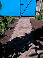 А как вам тропинка от ворот к дому? Ее легко сделать, нужны только формы.