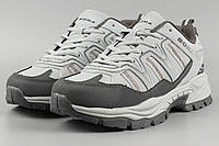 Кросівки зимові чоловічі сірі Bona 954M-6 Бона утеплені з хутром Розміри 41 42 43 44 45 46