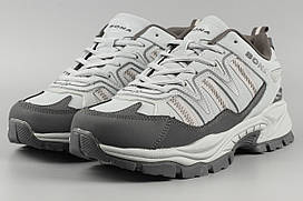 Кросівки зимові чоловічі сірі Bona 954M-6 Бона утеплені з хутром Розміри 41 42 43 44 45 46