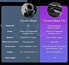 ⇒ Kinera Celest Wyvern Black Pro (with mic.) – динамічні навушники ​​з виносним мікрофоном та кабелем 1.5 м., фото 5