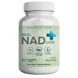 RealNAD Plus (Nicotinamide adenine dinucleotide) 150mg Активна речовина NAD+, 60 таблеток, строк до 01/2027