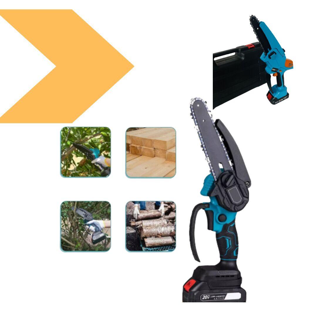 Пила XPRO на 2 аккумулятора 6 см з переходником чорний (43834-_2014), фото 1