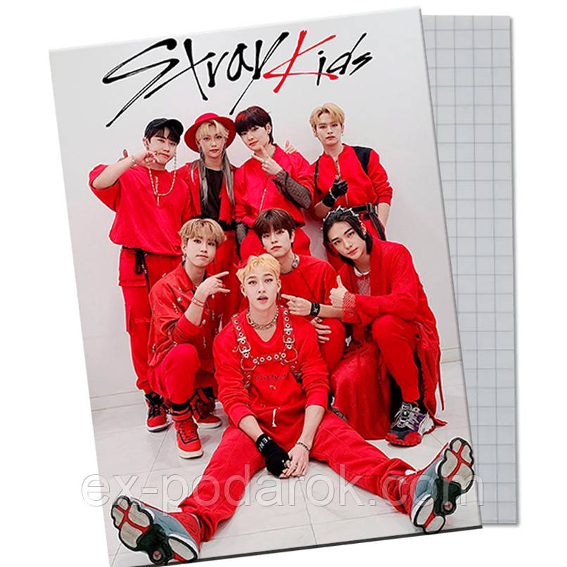 Зошит Стрей Кідс. Тетрадка Card Stray Kids