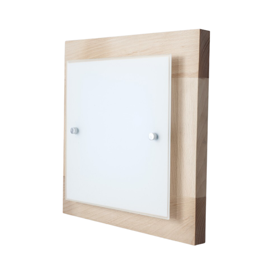 Світильник накладний під лампу Е27 настінний-стельовий Vesta натуральне дерево (29882 nature), фото 1