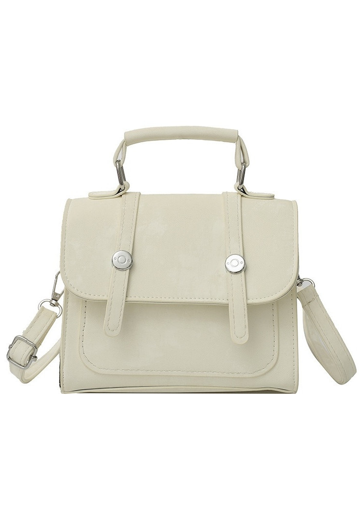 Жіноча біла молочна сумка 9648 крос-боді, фото 1