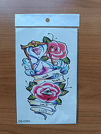 Флеш тату. 19*12 см, перекладні. Тимчасова