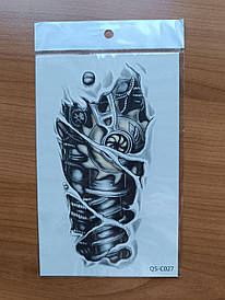 Флеш тату. 19*12 см, перекладні. Тимчасова