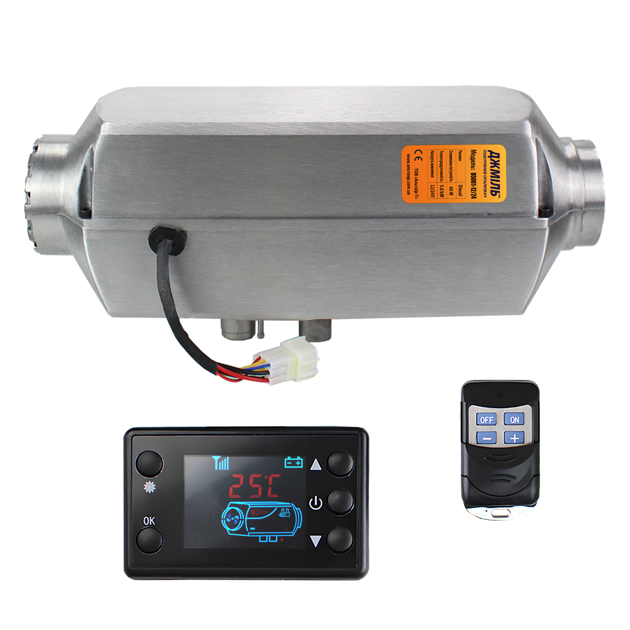 Дизельна автономка Джміль D5001-12/24, 5 кВт, 12/24V