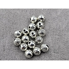 Намистини металеві 6мм (40 шт)