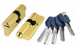 Циліндровий механізм Z400/70 mm (30+10+30) PB латунь 5 кл.