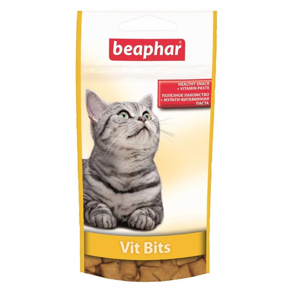 Подушечки з мульти-вітамінною пастою для кішок Beaphar Vit-Bits, 35 г (*)