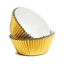 Паперові форми для цукерок 30х16 мм (100 шт.) золото
