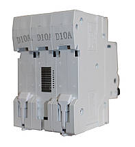 Автоматичний вимикач ВА18-60 3Р 10А 6кА х-ка D Ny95504804, фото 3