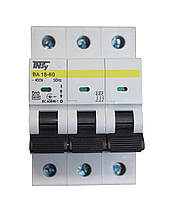 Автоматичний вимикач ВА18-60 3Р 10А 6кА х-ка D Ny95504804, фото 4