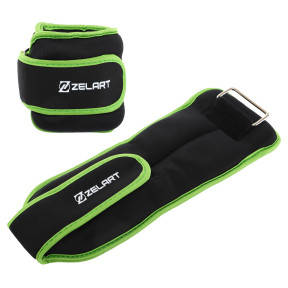Обтяжувачі-манжети для рук та ніг Zelart 2x1,5кг для підвищення ефективності тренувань, фото 1