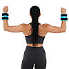 Обтяжувачі-манжети для рук та ніг Zelart 2x0,5кг для тренування сили та витривалості, фото 7