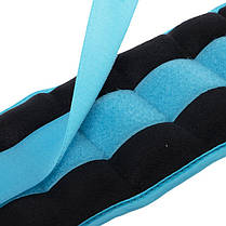 Обтяжувачі-манжети для рук та ніг Zelart 2x0,5кг для тренування сили та витривалості, фото 3