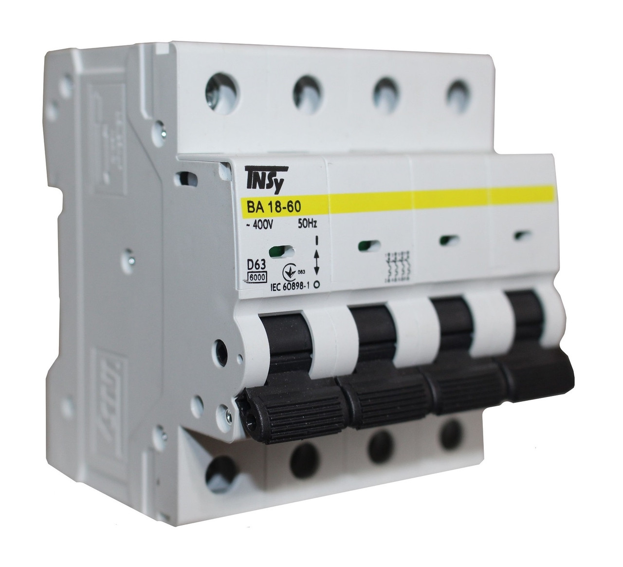 Автоматичний вимикач ВА18-60 4Р 63А 6кА х-ка D Ny95504824