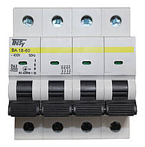 Автоматичний вимикач ВА18-60 4Р 63А 6кА х-ка D Ny95504824, фото 2